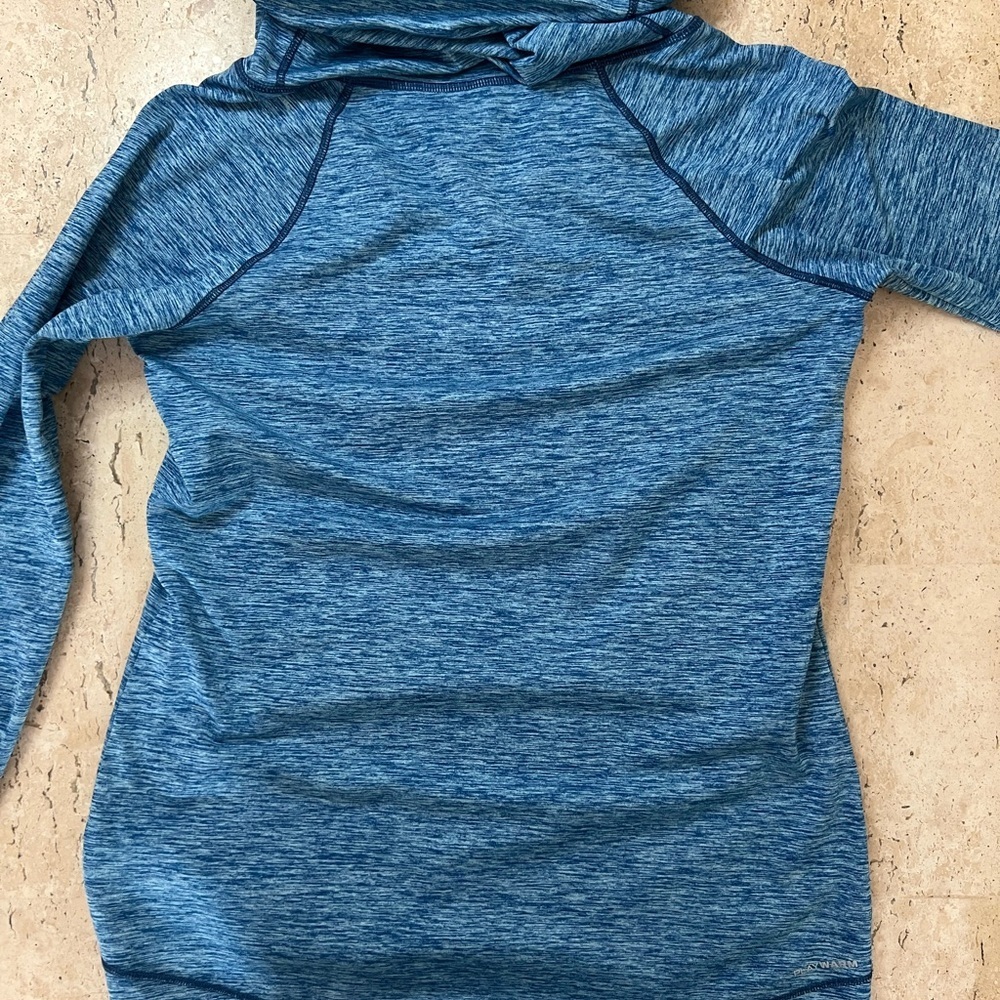 Reebok Play Warm Cowl Neck Athletic Sweatshirt Size Large - Picture 2 of 6